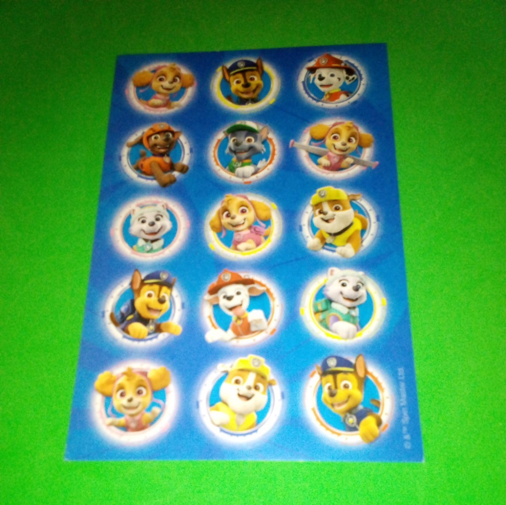 Paw Patrol Sticker Sheet Nickelodeon American Greetings Scrapbooking
