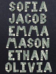 MONEY ORIGAMI LETTERS Made with REAL TWO Dollar Bill Cash Currency Alphabet