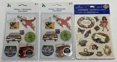 Scrapbook Sticker Embellishments Lot Tattoos Charms Brads Storage Sleeves NEW