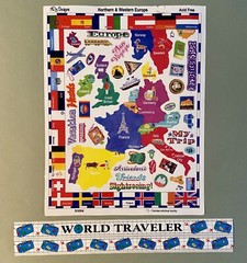 Lot of International Travel Paper, Stickers! NRN, Special Moments, Etc