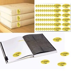 1008 Pcs Autographed Copy Stickers 1×2 Inch Oval Autographed Copy Stickers