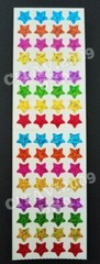 HAMBLY STUDIOS PRISMATIC MULTI-COLOR STARS REWARD STICKERS VINTAGE COLLECTIBLE
