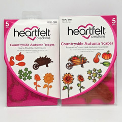 Heartfelt Creations COUNTRYSIDE WINTER AUTUMN SUMMER ‘SCAPES 3 Stamp Die Sets