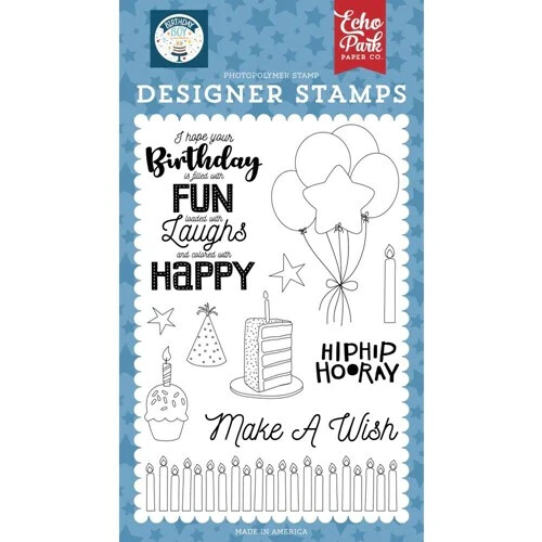 ECHO PARK – ACRYLIC CLEAR STAMPS – BIRTHDAY FUN
