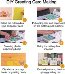 Elegant Carbon Steel Leaf Die Cuts Set – 8 Pcs for Creative Crafts & Gifts