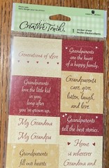 CREATIVE TOUCH Grandparents Are💜 The Family Grandma Grandpa Love Laugh Stickers