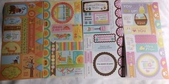 3Birds Let The Moment Stick – Set Of 40 Stickers Sheets 6″x12″ /542