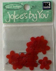 RED AZALEA FLOWER Embellishment (12pc)Jolee’s •Garden•Plant•Springtime •Wedding