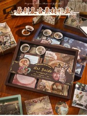 Scrapbooking Set 125pcs/boxed Diy Diary Album Stickers Material Paper Stationery