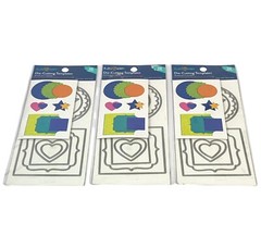 Hello Hobby Small Nested Shapes Die Cutting Templates 10 Pieces (3 Pk)