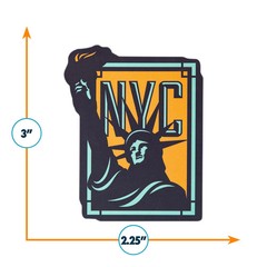 New York Weatherproof Vinyl Travel Sticker – Gift or Souvenir