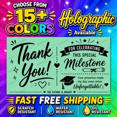 50 CLASS OF 2026 STICKERS 2.25″ LABELS GRADUATION PARTY FAVOR SENIOR GRADUATE