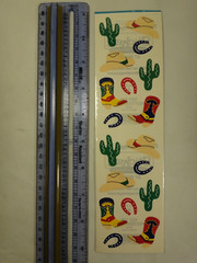 Frances Meyer Sticker Sheets Western Cowboy Gear Southwestern Cactus Boots Hat
