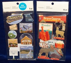 LOT of Recollections Stickers 7 NEW Packs Travel & Leisure USA National Parks +