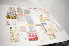 Mixed Brands Sticker Sheets Lot Assorted Designs Multicolor Craft Scrapbook
