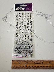 Sticko Autocollant STI Pandas TN Mini Black and White 93 PC Scrapbooking Crafts