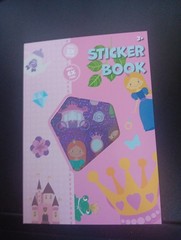 STICKERBOOK FOR KIDS 18 SHEETS A5 PRINCESS (A)