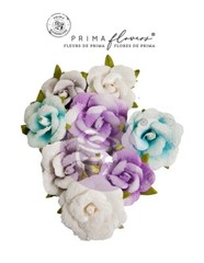 Prima Flowers AQUARELLE DREAMS Sweet Surrender 8/pk 659691 Blue Purple Lavender