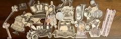 Antique Inspired Junk Journal Kit Multimedia Ephemera Scrapbook, Paper Crafts