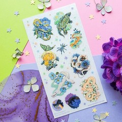 Remarkable Reptiles – Sticker Sheet – Diary – Planner – Scrapbook – Nature