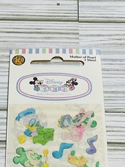 Vintage Disney Sandylion Disney Babies Mother of Pearl Stickers Sealed Sheet