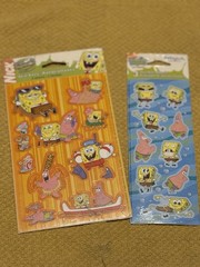 NEW Spongebob Squarepants Patrick stickers sheets sealed y2k 2006