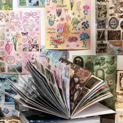 Japanese Sticker Book for Adults – 30 Sheets 990+ Pcs Aesthetic Cute Scrapboo…