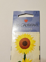 Mrs. Grossman’s Stickers Lot 3 Strips New Package ~Sunflower~ HTF RARE