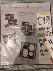 Creative Memories Symmetricks Die Cut Paper 10 X 12 – 8 Sheets 4 Colors OPEN PKG