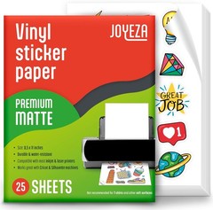 Waterproof Printable Vinyl Sheets – 25 Pack