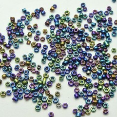 2.0mm 10/0 Peacock Blue Beads 4000 pcs with Storage Box Jewelry Making