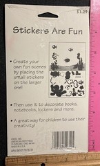 VINTAGE American Greetings Space Planet Scene Stickers Rocket Mars UFO NEW NIP