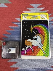 Prism Stickers Vintage 1980s Rainbow Unicorn Large so much fun inc