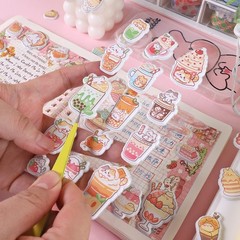 Cute Themed Decorative 3D Sticker Set for Journaling Stationery Decoration DIY