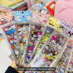 Hello Kitty, Sanrio Animation Stickers – Sheet of 50 Cute Mixed Kawaii Stickers