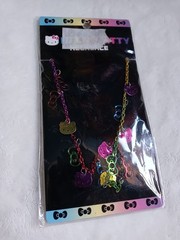 Sanrio Hello Kitty Charm Necklace 2013 Rainbow Chain