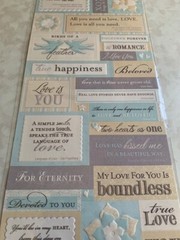 K&COMPANY STICKERS BY MARCELLA COUPLE EMBOSSED 28PCS