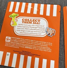 Whataburger Food & Classic Icons Collectible Stickers Two Packs #3 Lot Flair NEW