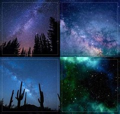 Galaxy Stickers (10-Set)