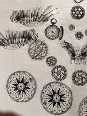 120pcVintage Gothic Transparency Overlay Ephemera LotJunk Journal Vellum Acetate