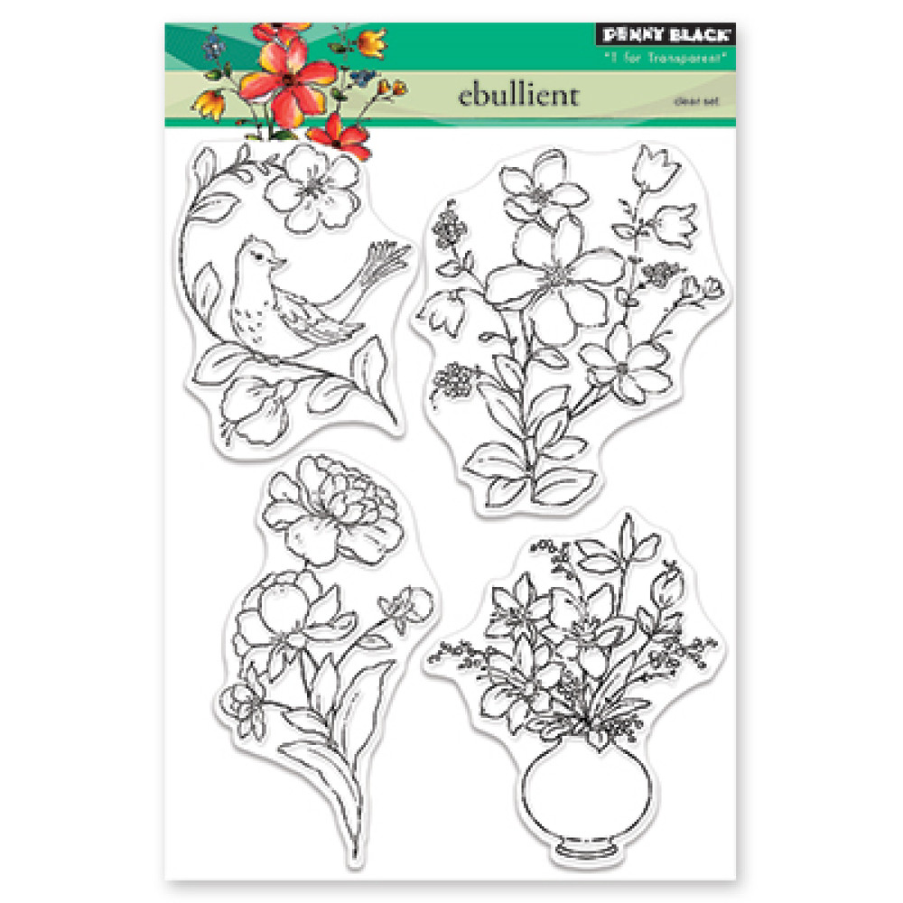 Penny Black Creative Clear Stamps EBULLIENT