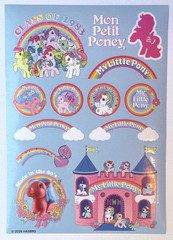 My Little Pony – MLP – Sticker Sheet – HASBRO – Scrapbook Journal – Retro Castle