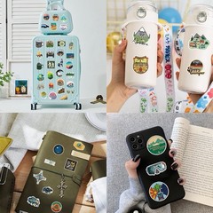 50 Pack Outdoor Sport Hiking Wildness Sticker Luggage Laptop Bottle Vinyl Decal
