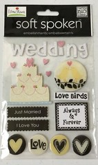 K Company *WEDDING* Scrapbooking Lot ~ Jolee’s Stickers ~ 16 Packs NEW