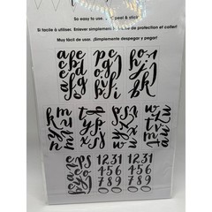 Me & My Big Ideas mambiSTICKS Celebrate Black Script Letter Stickers 10 Sheets