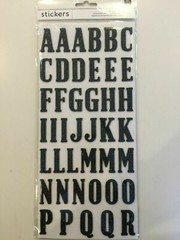 Lot of 5 AMERICAN CRAFTS ALPHA Glitter FOAM STICKER BUNDLE 614372