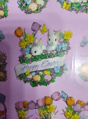 NEW UNOPENED Vintage American Greetings Easter Sticker Sheets 4 Pack Bunnies