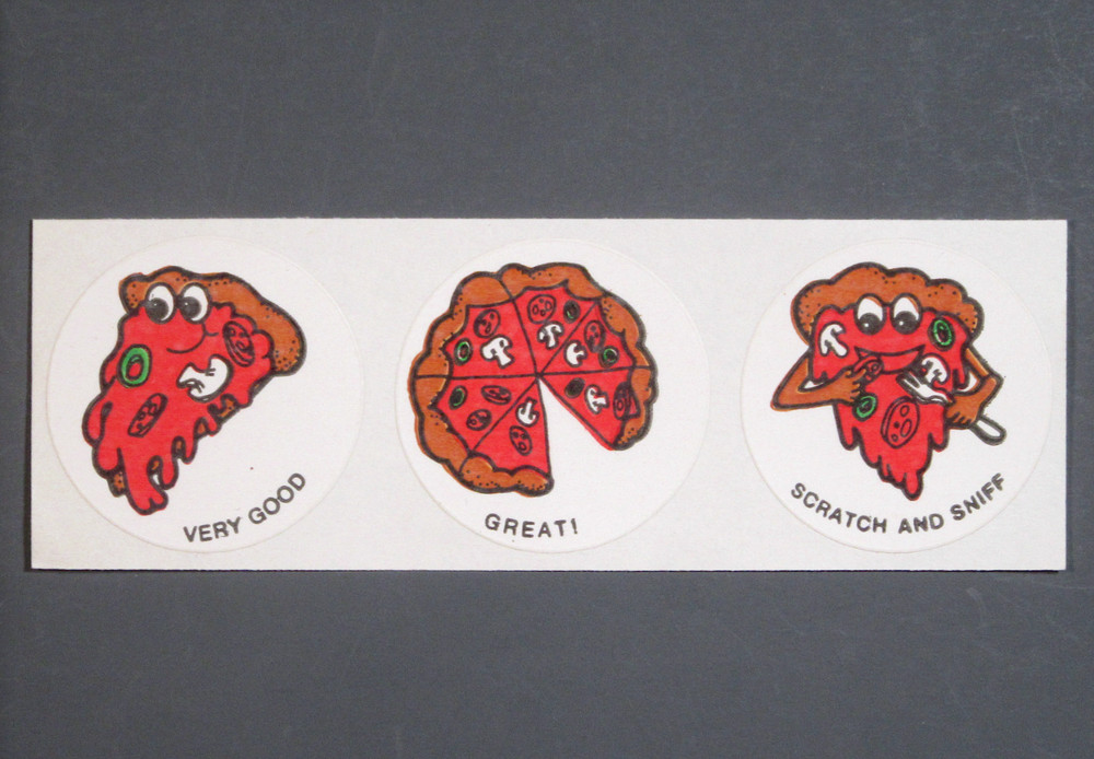 CTP 1981 Scratch and Sniff Sticker MATTE Strip PIZZA