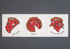 CTP 1981 Scratch and Sniff Sticker MATTE Strip PIZZA
