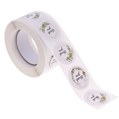 500pcs/roll Thank You Stickers for seal label Sealing decoration Sticke..X